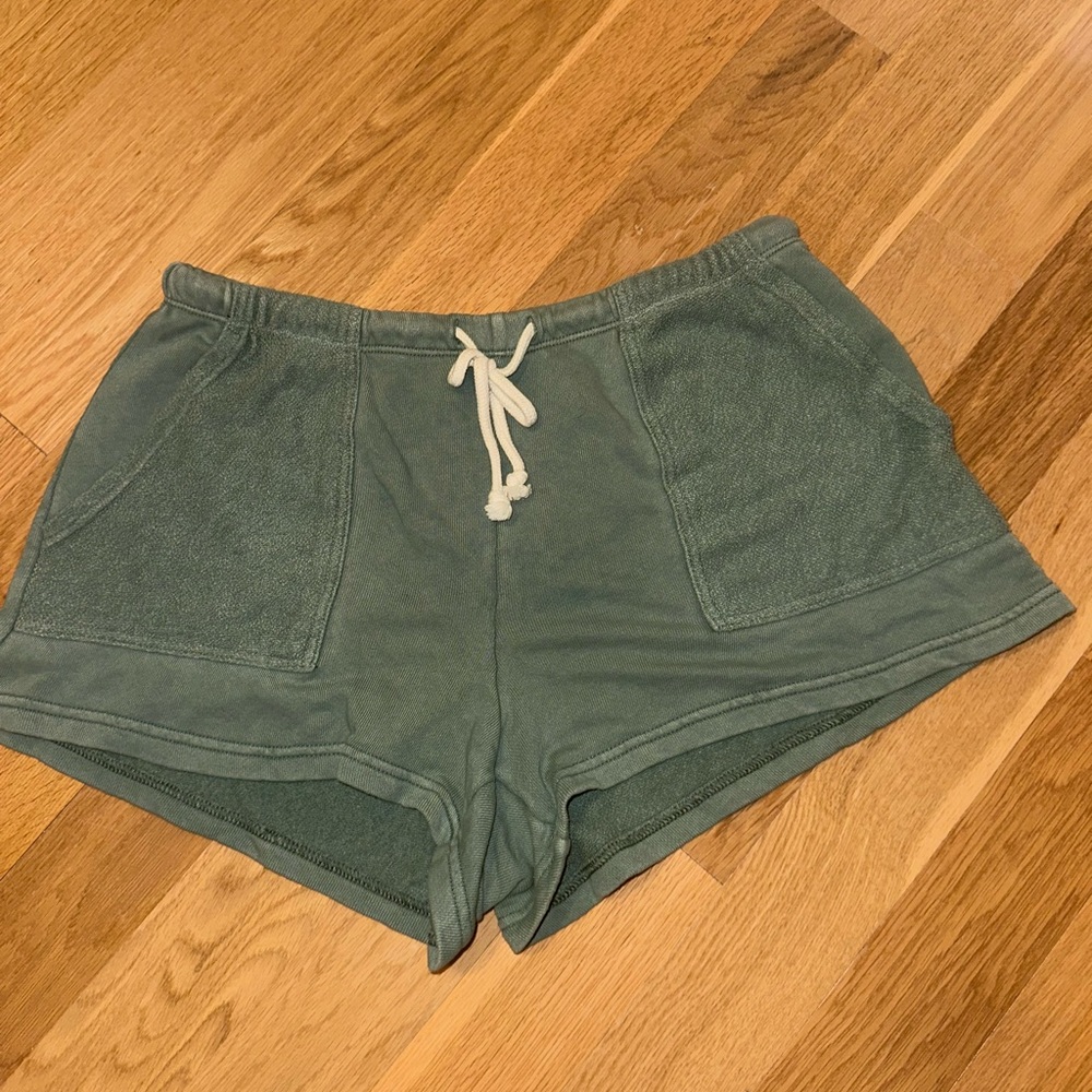 Aerie Olive Athletic Shorts
